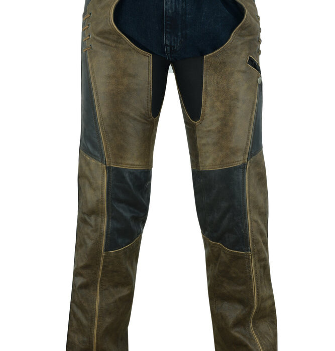 DS498 Women's Stylish Lightweight Hip Set Chaps- Two Tone