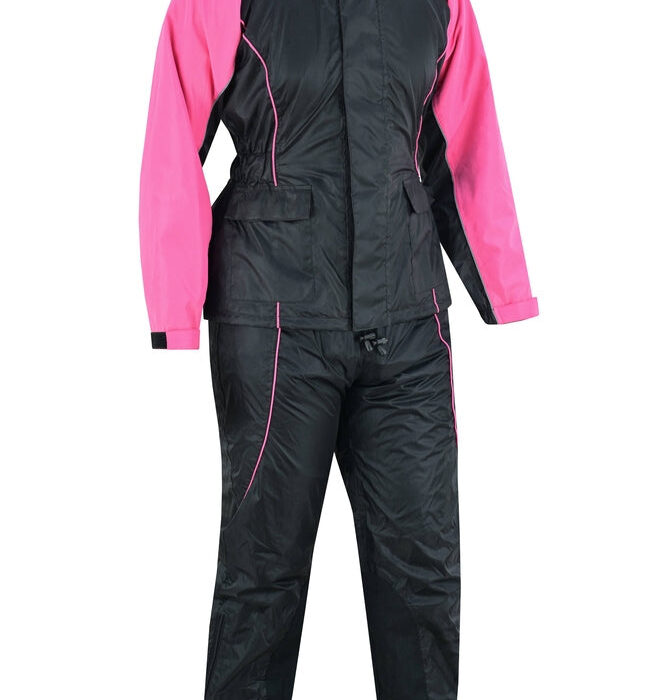 DS598PK Women's Rain Suit (Hot Pink)